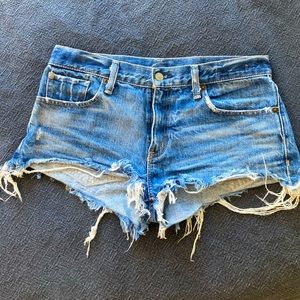 Ralph Lauren Boyfriend cut off shorts sz 27